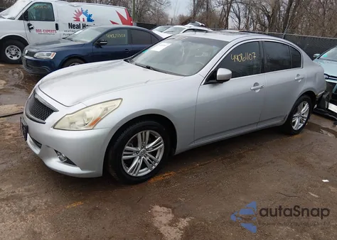 2011 Infiniti G25X from USA, damaged, VIN JN1DV6AR0BM450359